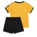 Maglie da calcio Wolves Prima Maglia Bambino 2025-26 Manica Corta + Pantaloni corti)